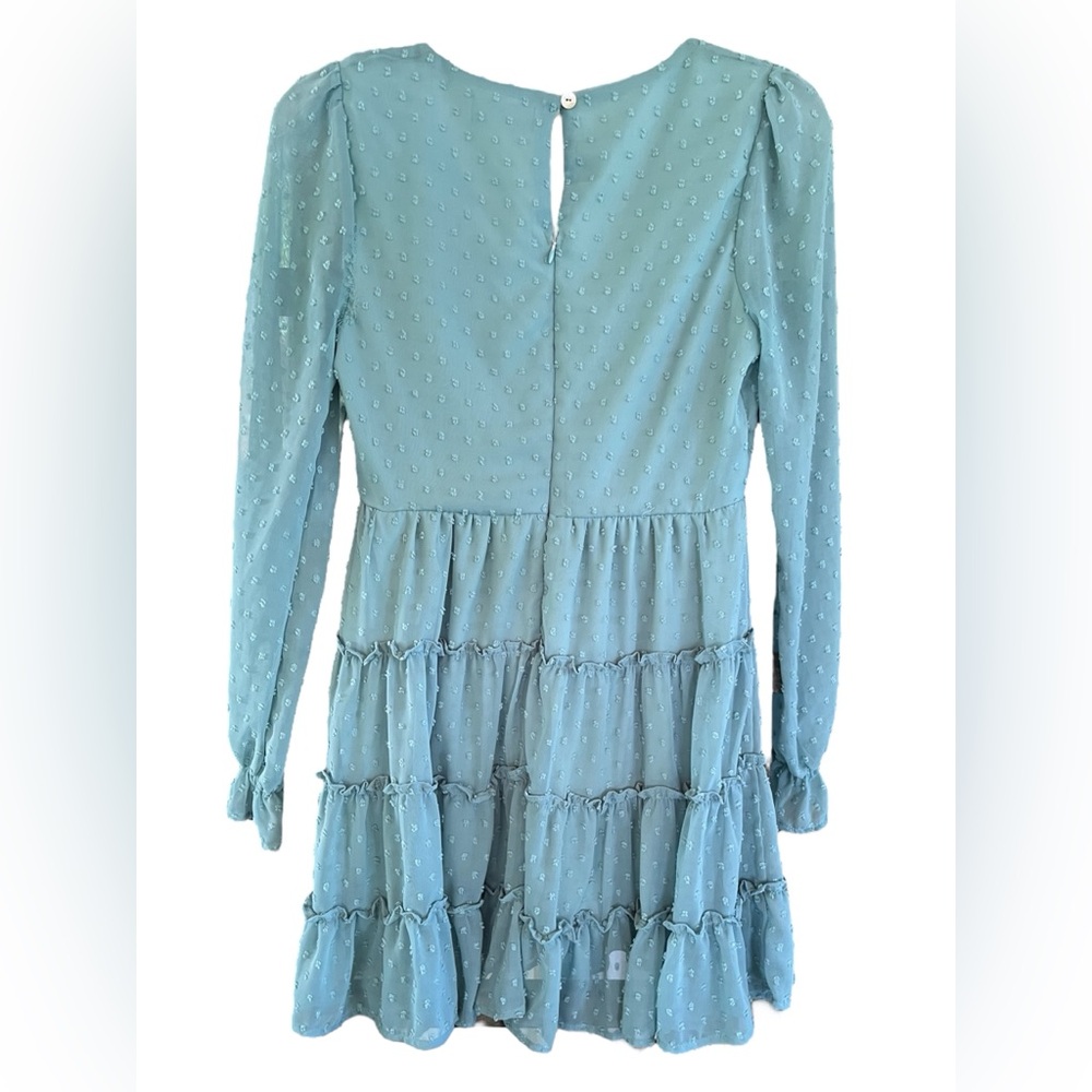 Altar’d State Size Small Aqua Blue Dress - Picture 3 of 4
